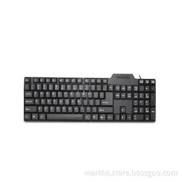 Computer Wired Keyboard with 10-million Key Strokes Lifespan and Sensitive Feedback Feature